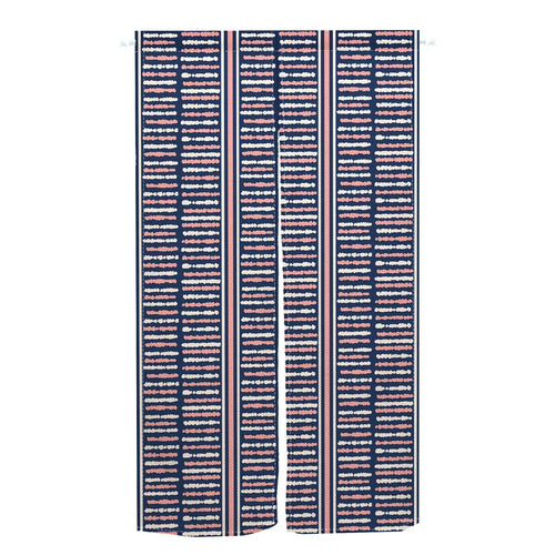 12 / 85x180cm Noren Japonais à Rayures Colorées – Rideau de Porte Vertical, Tissu Lin, Séparation Entrée Chambre Cuisine