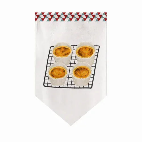 16 / W40xH60cm Noren Moderne – Rideau Court de Cuisine, Motif Triangle Nordique, Déco Restaurant