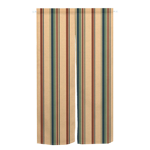 3 / 85x150cm Noren Japonais à Rayures Colorées – Rideau de Porte Vertical, Tissu Lin, Séparation Entrée Chambre Cuisine