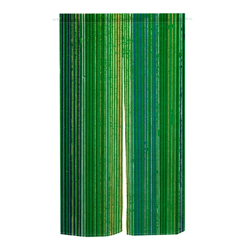 4 / 85x180cm Noren Japonais à Rayures Colorées – Rideau de Porte Vertical, Tissu Lin, Séparation Entrée Chambre Cuisine