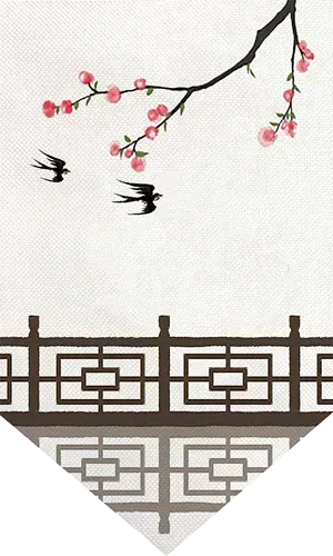 5 / W50xH80cm Rideau Court Style Chinois – Noren de Cuisine, Demi-Tenture pour Porte ou Restaurant Izakaya