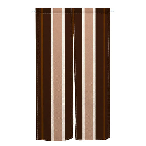 9 / 80x150cm Noren Japonais à Rayures Colorées – Rideau de Porte Vertical, Tissu Lin, Séparation Entrée Chambre Cuisine