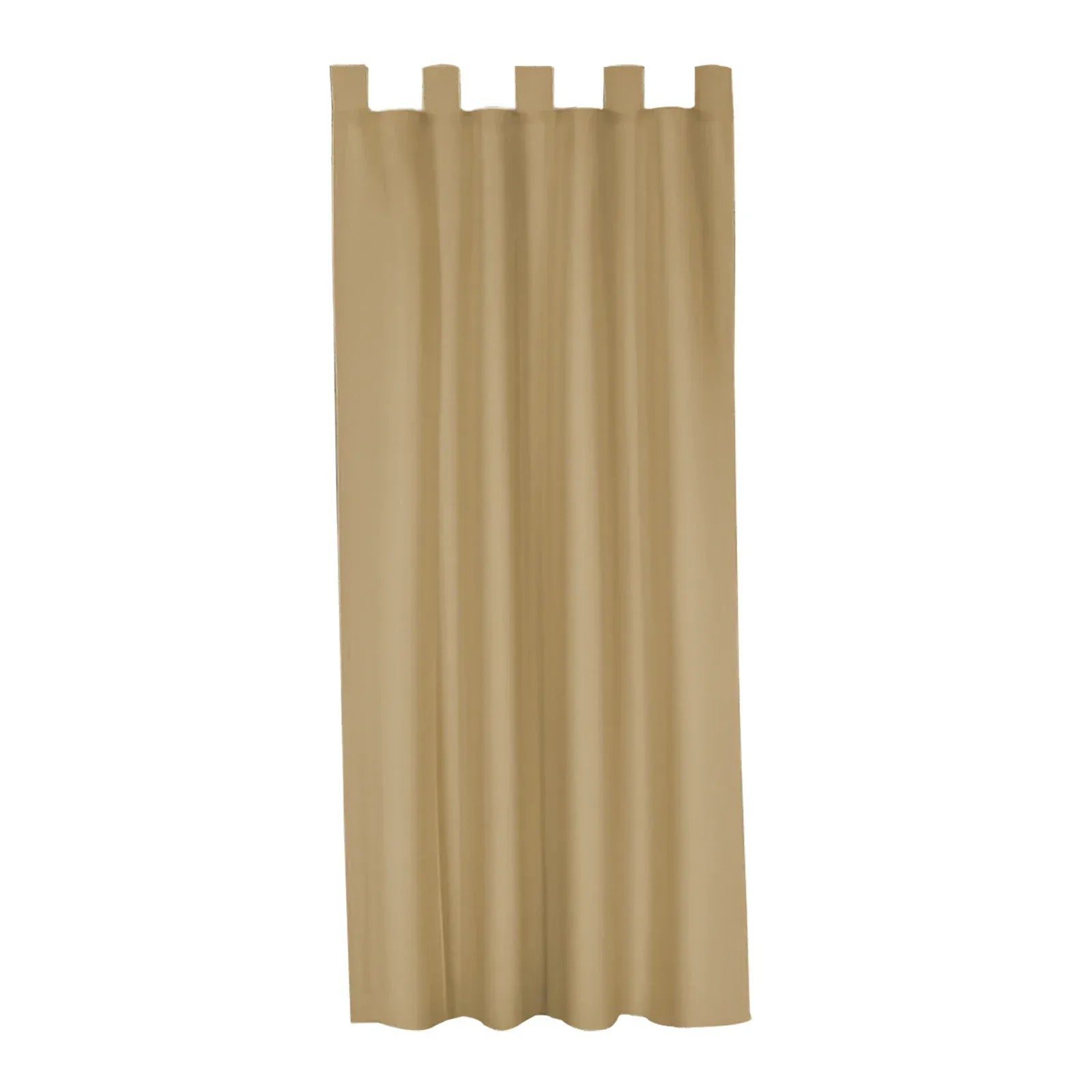 Beige / 132x274cm Rideaux Extérieurs Imperméables – Occultants & Anti-Vent avec Passe-Rideau, Pour Patio, Pergola, Porche ou Gazebo