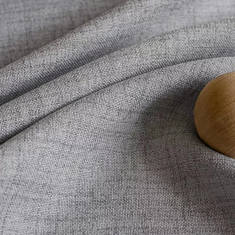 color 03 / W350cm x L270cm / Metal Grommet Top|CHINA Rideaux en Lin Sur Mesure – Semi-Occultants Unis pour Salon, Chambre ou Cuisine