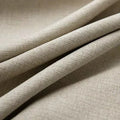 Curtain2 / W100cmxH250cm 1pc / Grommet Top (Ring) Rideaux Épais Crème Effet Lin – Occultants, Salon & Chambre, Finition Sur Mesure