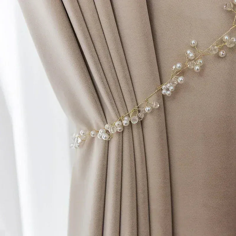 Curtains-3 / W200cmxH250cm 1PC / Grommet Top(Rings) Rideaux Thermiques en Velours Bleu Roi – Occultants Luxe pour Salon et Séjour Modernes