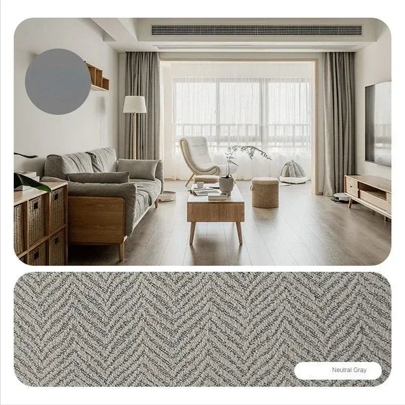 E / W132cmxH250cm 1PC / Metal Grommet Top Rideaux Occultants Modernes – Tissu Épais Anti-Soleil et Insonorisant pour Salon, Chambre ou Baie Vitrée