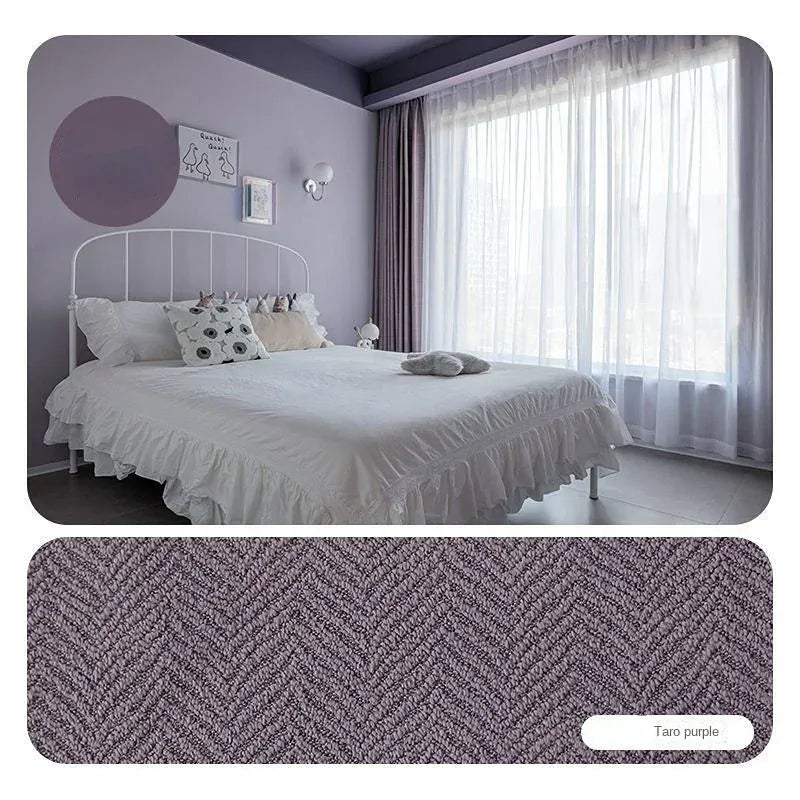 H / W110cmxH250cm 1PC / Metal Grommet Top Rideaux Occultants Modernes – Tissu Épais Anti-Soleil et Insonorisant pour Salon, Chambre ou Baie Vitrée