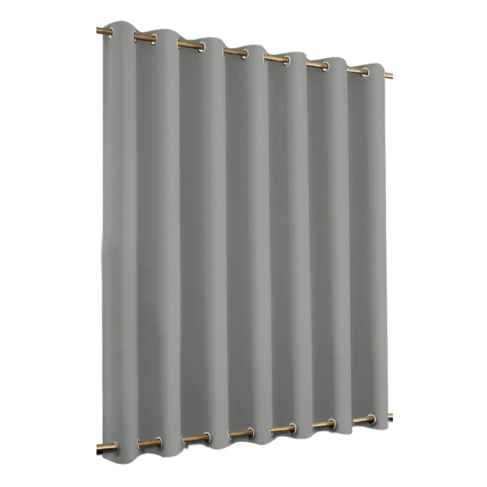 Light Grey / 254x213cm Rideaux Extérieurs Grand Format – Occultants & Imperméables, Anti-Vent avec Œillets Haut/Bas pour Patio & Jardin