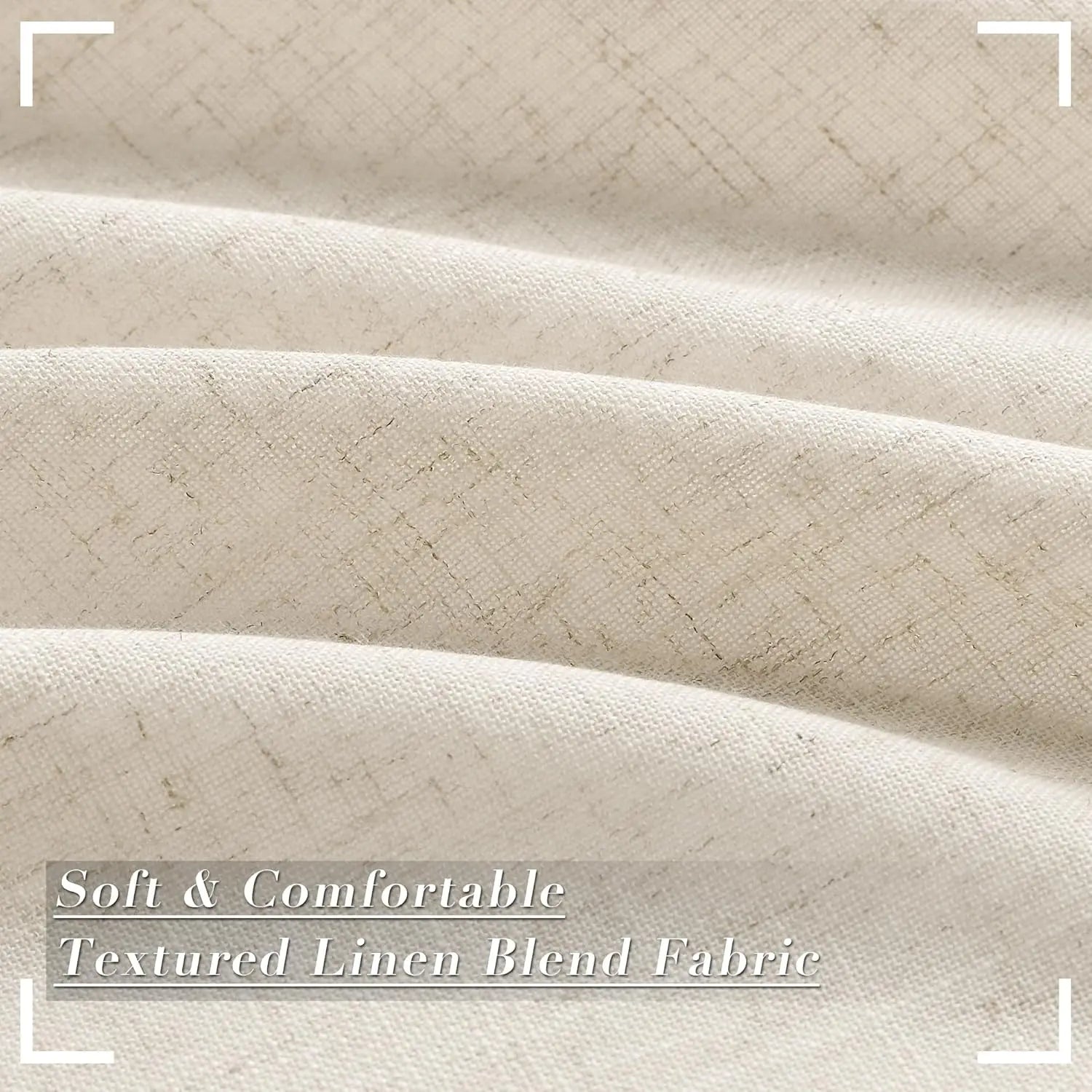 Linen / W200xH310cm 1piece / Rings Voilage Contemporain Salon & Séjour – Extra-Long, Style Élégant et Transparent