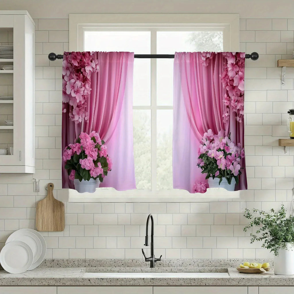 LY75 / 24Wx59L(60x150CM)x2 Ensemble de 2 Rideaux Décoratifs – Imprimés Indien Orné pour Chambre et Salon