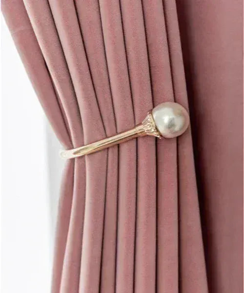 Pink / W500cmxH250cm 1PC / Grommet Top (Ring) Rideaux Thermiques Cachemire Luxe – Occultants Chauds Couleur Terracotta Élégant pour Salon & Chambre