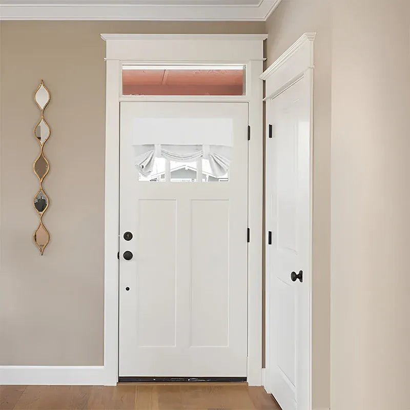 Rideau à Nouer pour Porte – Isolation Thermique, Intimité, Salon, Salle de Classe ou Fenêtre