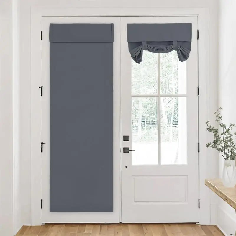 Rideau à Nouer pour Porte – Isolation Thermique, Intimité, Salon, Salle de Classe ou Fenêtre
