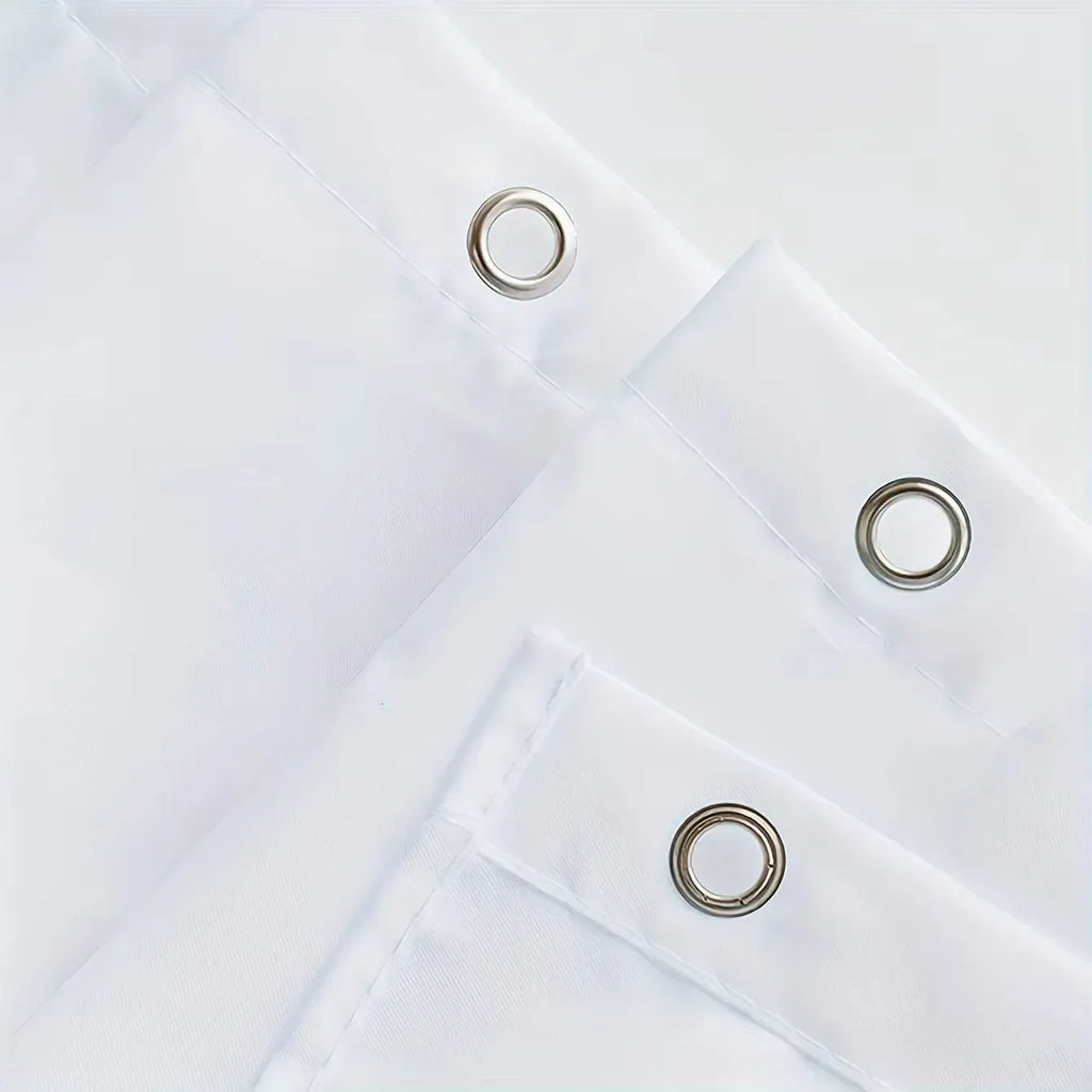 Rideau de Douche Japonais – Paysage Pagode & Fleurs de Cerisier, Montagnes Enneigées, Design Zen ,Étanche