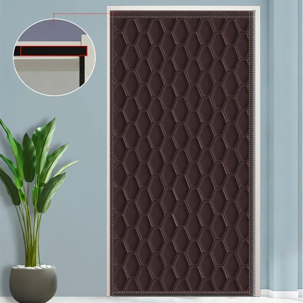 Rideau de Porte Hiver Thermique – Anti-Froid, Anti-Bruit, Isolation et Intimité pour Maison