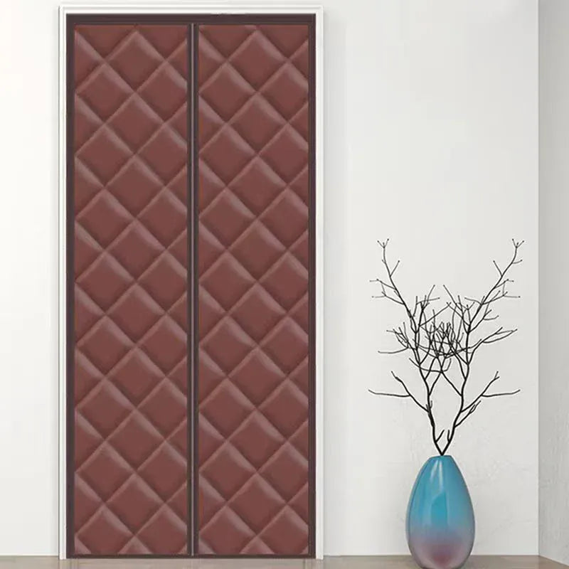 Rideau de Porte Thermique Épais – Anti-Froid & Coupe-Vent, Tissu Oxford, Isolation Hiver Automne