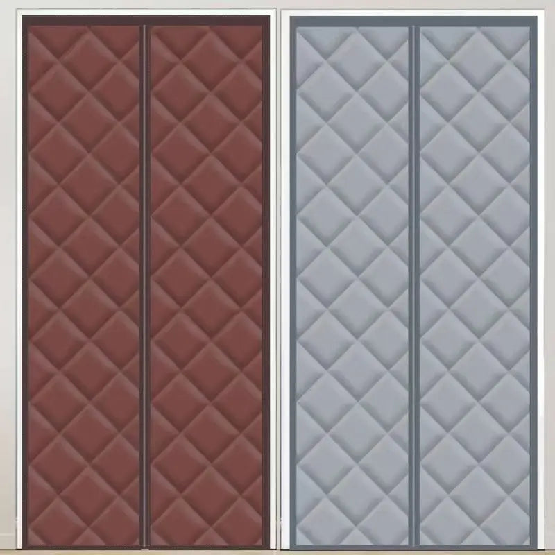 Rideau de Porte Thermique Épais – Anti-Froid & Coupe-Vent, Tissu Oxford, Isolation Hiver Automne