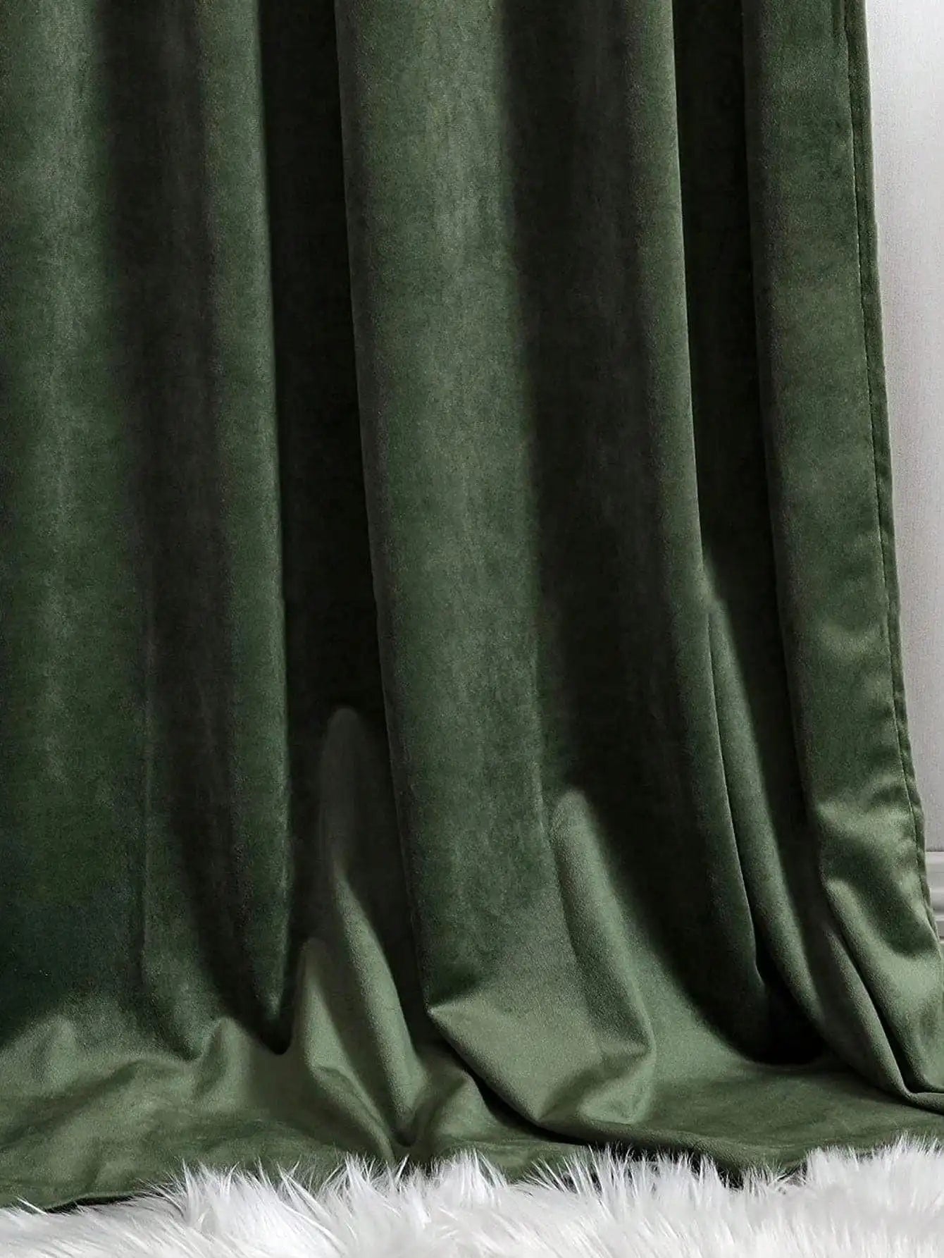 Rideaux Élégants Style Français – Design Moderne Effet Tissé et Raffiné pour Salon, 1 Panneau