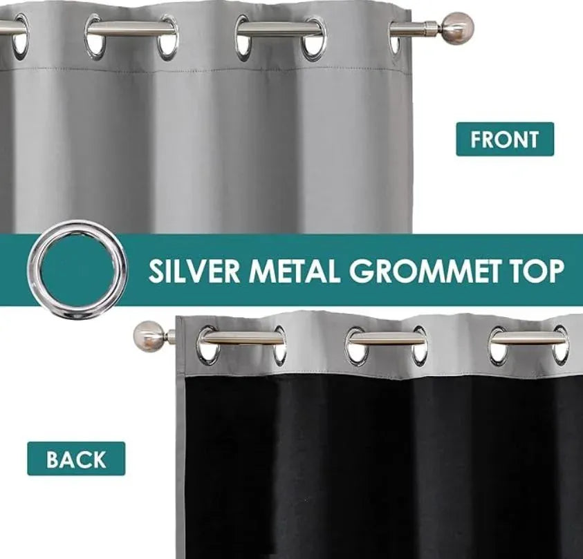 Rideaux Enfant Occultants – Motifs Baleine, Licorne, Espace & Éléphant, Décoration Chambre Garçon / Fille