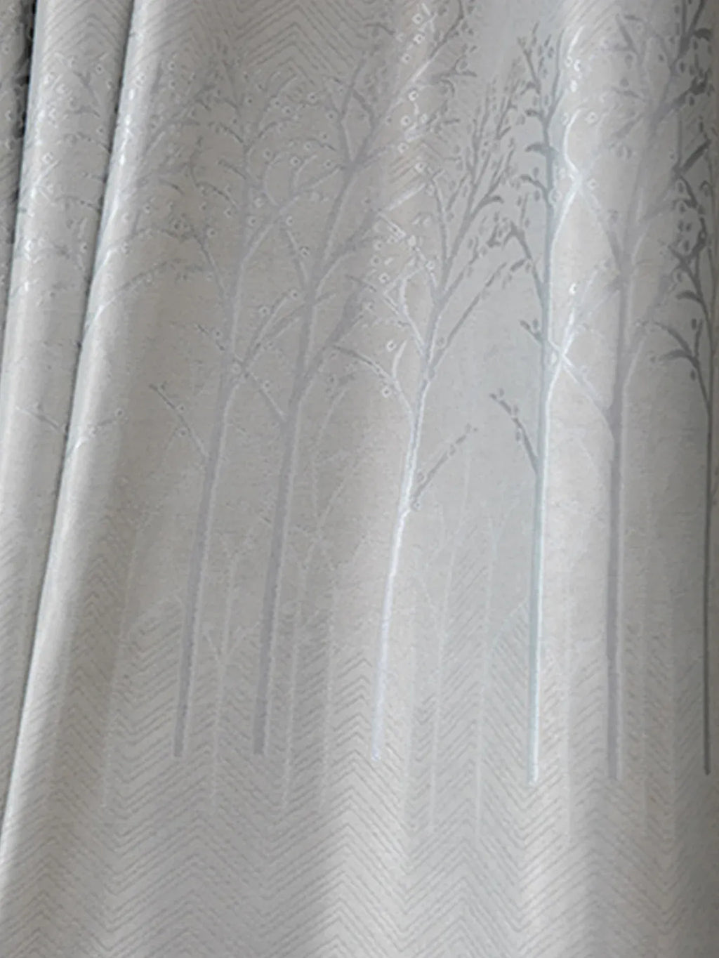 Rideaux Épais Gris Élégants – Style Light Luxury pour Salon