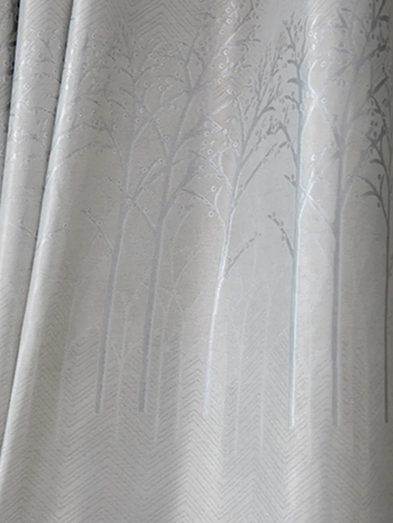 Rideaux Épais Gris Élégants – Style Light Luxury pour Salon