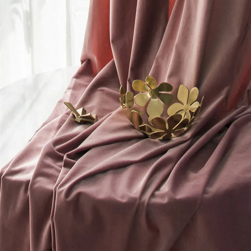 Rideaux Haut de Gamme Séjour – Velours Occultant, Couleur Unie avec Anneaux pour Pose Facile