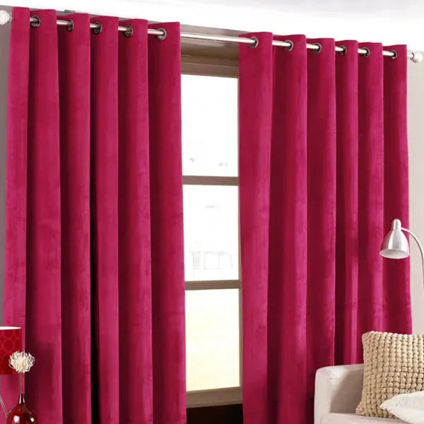 Rideaux Haut de Gamme Séjour – Velours Occultant, Couleur Unie avec Anneaux pour Pose Facile