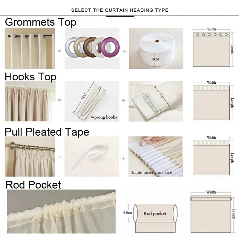 Rideaux Légers Haut de Gamme – Voilage Chiffon Blanc pour Pièce de Vie et Fenêtres