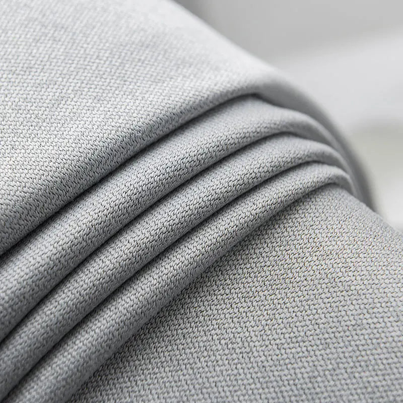 Rideaux Occultants 75–90% Sur Mesure – Hauteur 310 cm, Tissu Uni Effet Lin Beige, Réducteur de Bruit pour Salon & Chambre