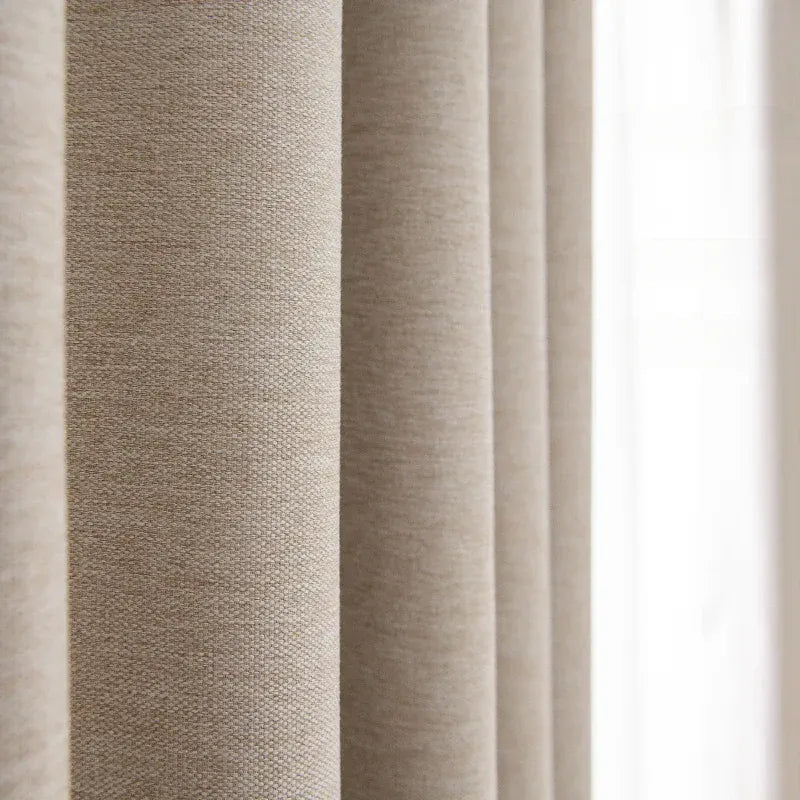 Rideaux Occultants 80–90% Insonorisés – Épais et Élégants pour Salon, Chambre ou Baie Vitrée