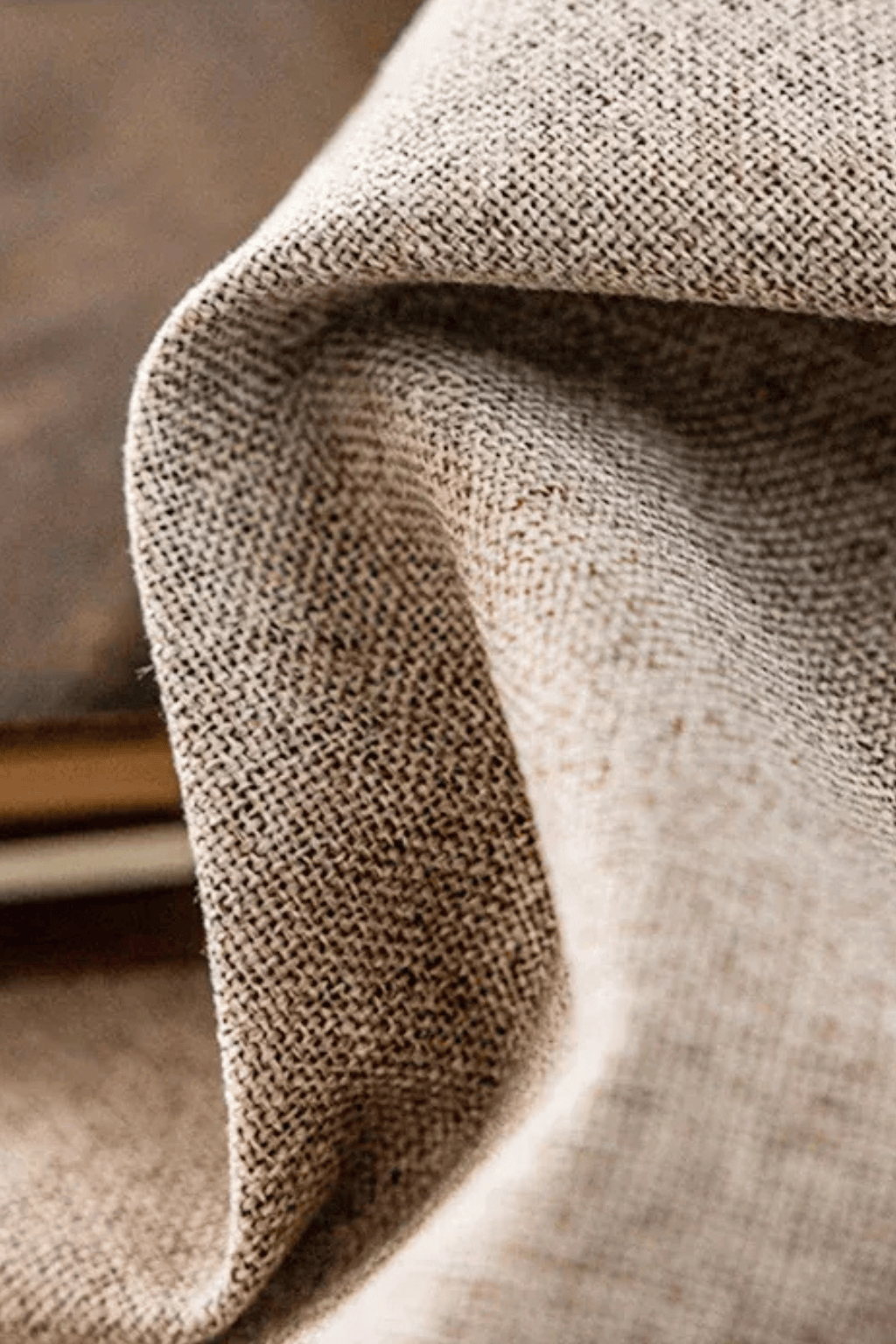 Rideaux Occultants Effet Lin – Sur Mesure Extra Longs pour Salon Moderne, Drapés Épais