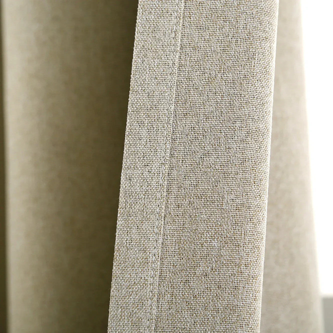 Rideaux Occultants Luxe 310 cm – Tissu Effet Lin, Style Moderne pour Salon ou Chambre