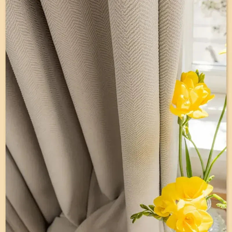 Rideaux Occultants Modernes – Tissu Épais Anti-Soleil et Insonorisant pour Salon, Chambre ou Baie Vitrée