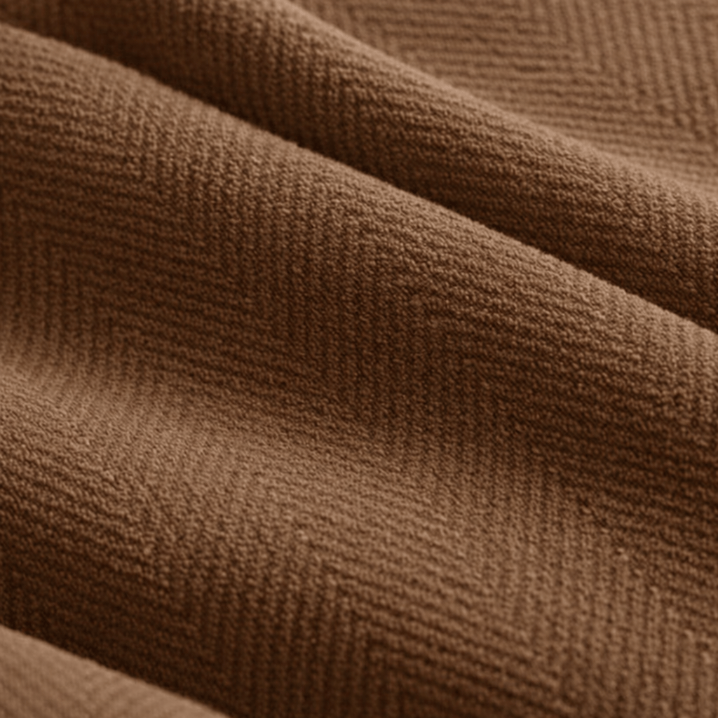 Rideaux Occultants Rétro 2025 – Coloris Brun Lait Terracotta, Tissu Chenille Haut de Gamme Sur Mesure pour Salon & Chambre