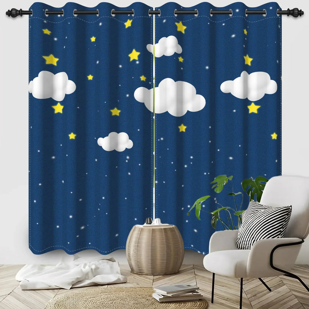 Rideaux Thème Animalier pour Enfants – Motifs Ludiques, Blackout, Fenêtre Chambre