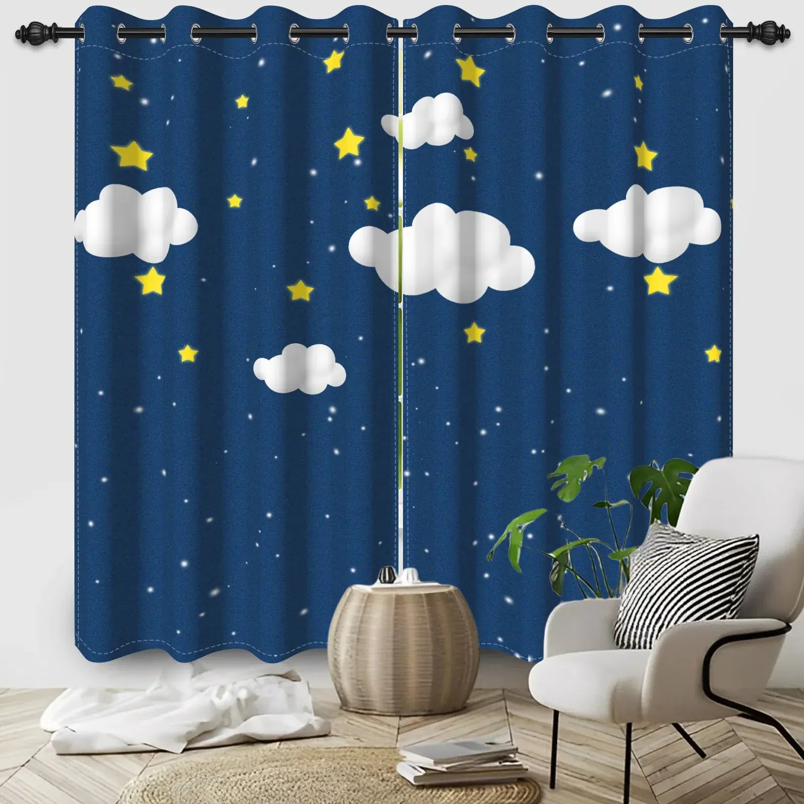 Rideaux Thème Animalier pour Enfants – Motifs Ludiques, Blackout, Fenêtre Chambre