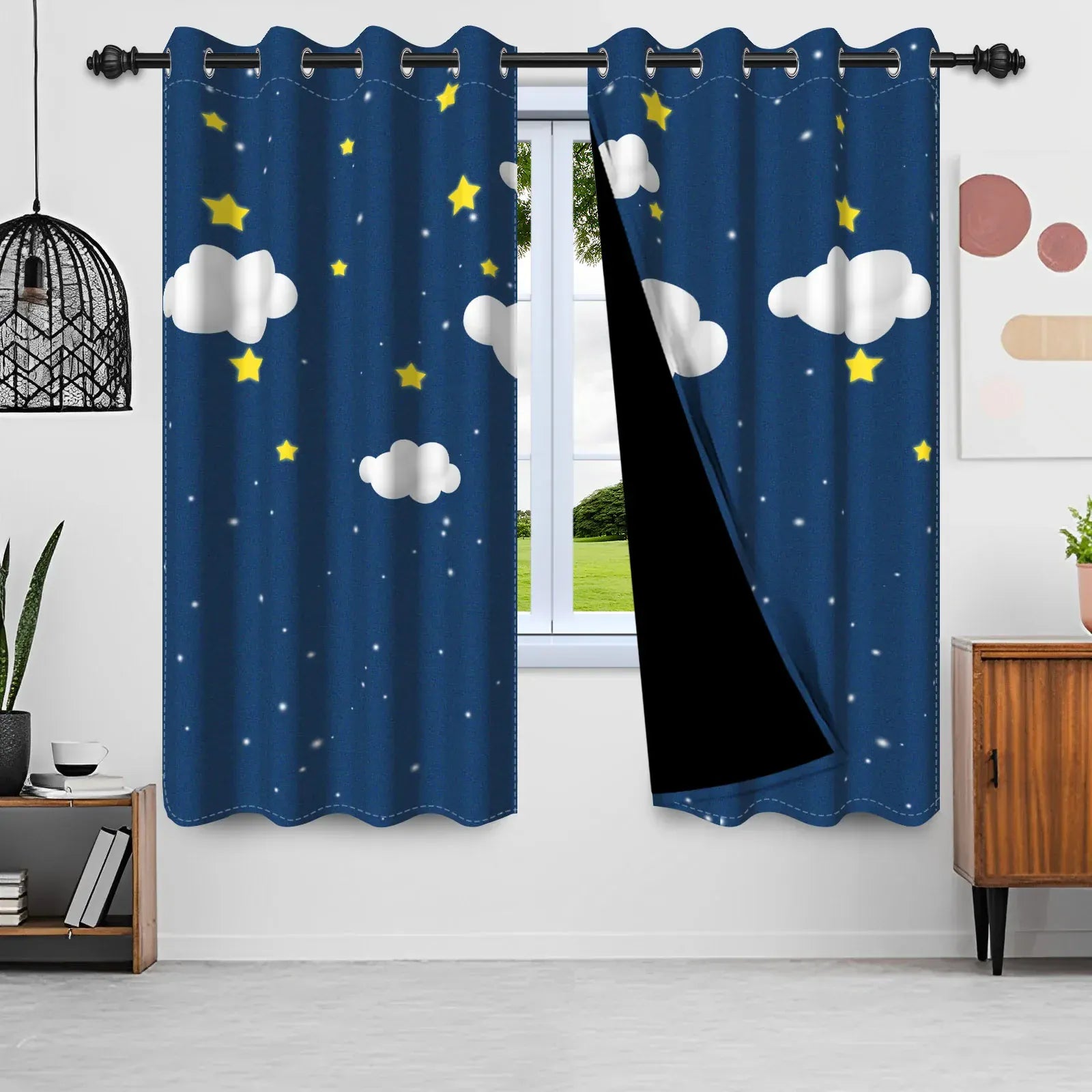 Rideaux Thème Animalier pour Enfants – Motifs Ludiques, Blackout, Fenêtre Chambre