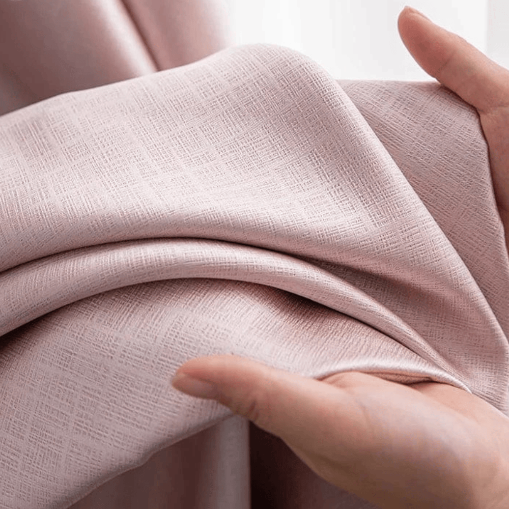 Rideaux Thermiques Rose Uni – 100 % Occultants pour Chambre de Fille, Salon et Séjour