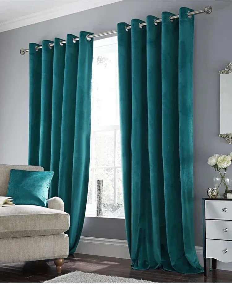 Rideaux Thermiques Velours – Style Palais Occultant pour Salon et Séjour
