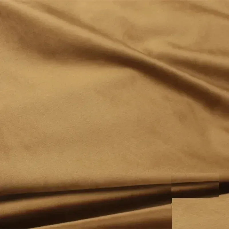 Rideaux Velours Français Luxe – Flanelle Terracotta Café Doré, Sur Mesure pour Salon & Chambre