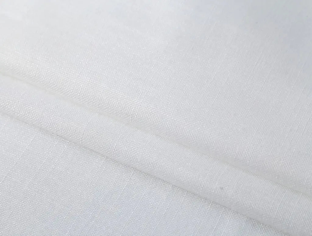 WHITE COLOR / W300cm x H250cm / 1.GTOMMET TOP Rideaux en Lin Naturel Uni – Style Européen Moderne, Blanc Élégant pour Salon ou Chambre